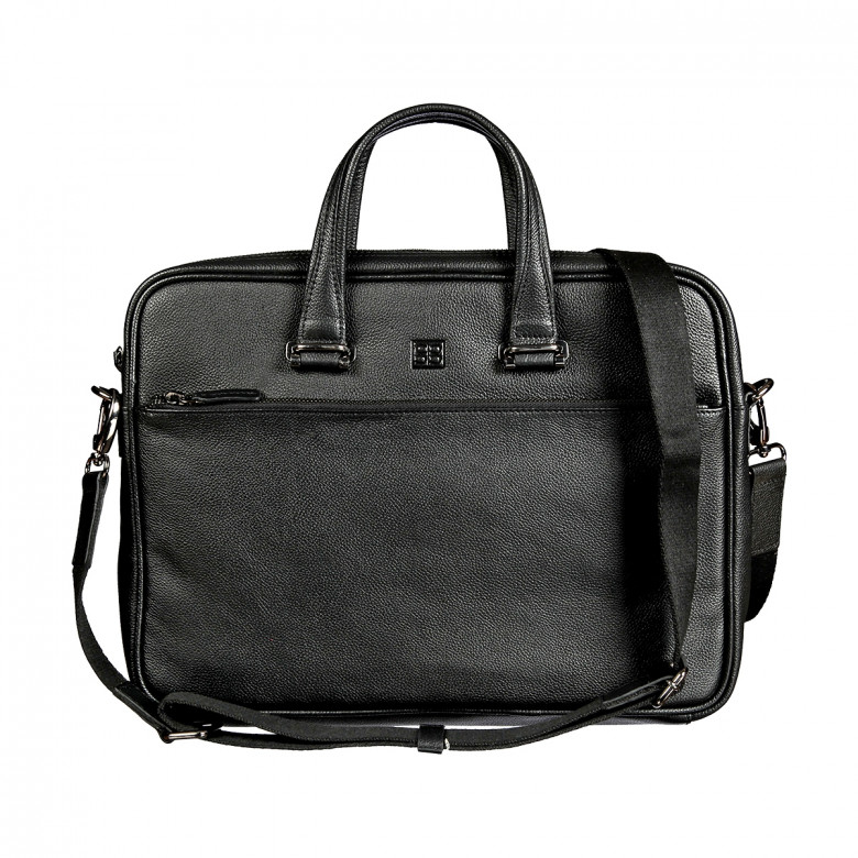 Бизнес-сумка мужская Sergio Belotti, 010-2814 denim black черная